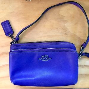 Coach - Bright Purple wristlet